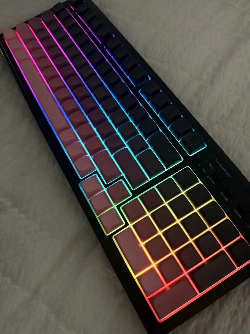 Brand new AULA S99 wireless keyboard - Pink, creamy sound, RGB backlight, nob